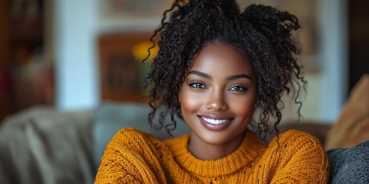 Smiling woman